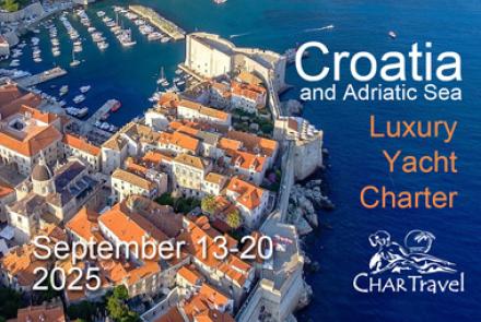 8 day - 7 night luxury cruise though Croatia on the Adriatic Sea.