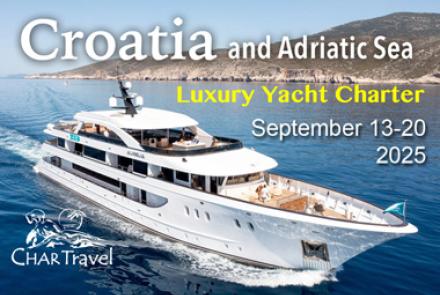 8 day - 7 night luxury cruise though Croatia on the Adriatic Sea.